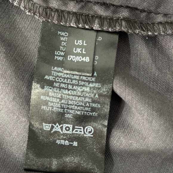 Anthropologie Dark Gray Jenee Tiered Tunic Dress L Large Summer Swing Pockets - Picture 11 of 16